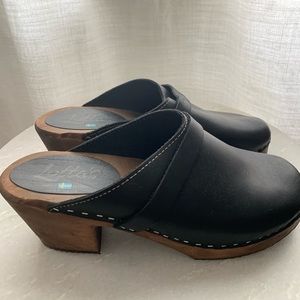 High heel black, classic lotta clog